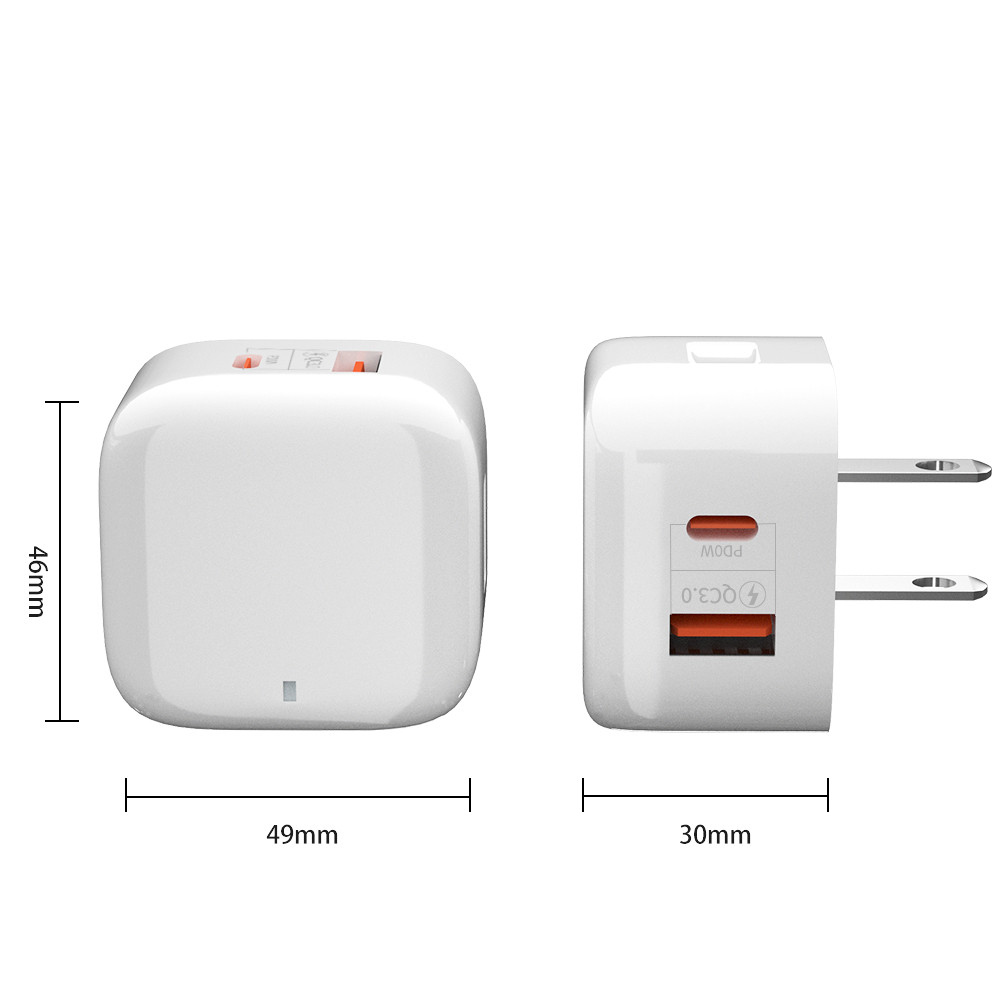 20W USB-C Fast Wall Charger typeC PD2.0 QC3.0 - Image 7
