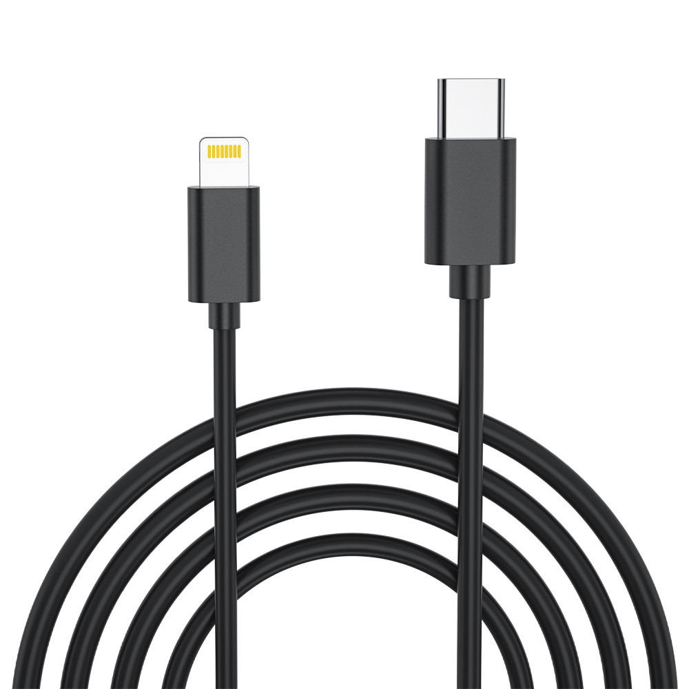 Black Type-C to Lightning PD Data Cable 1M