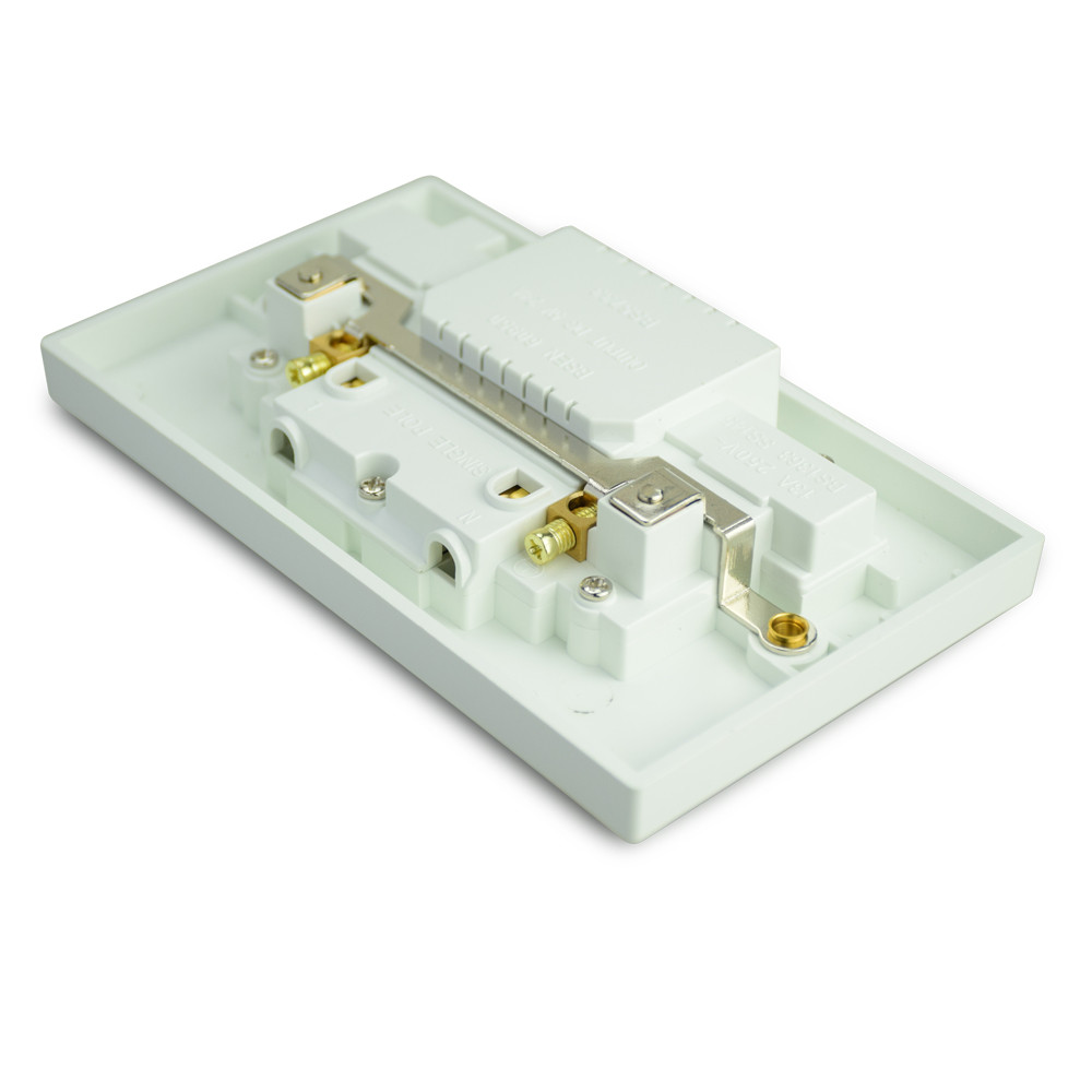 Double USB Wall Socket UK Plug - Image 2