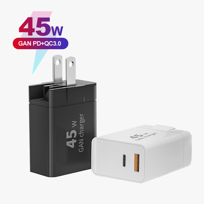 PD45W GAN Charger QC3.0 Fast Wall Charger - Image 5