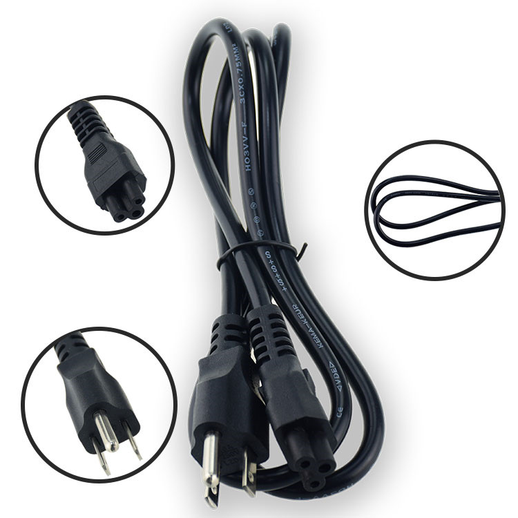 US plug 3prong C5 AC Power Cable - Image 3